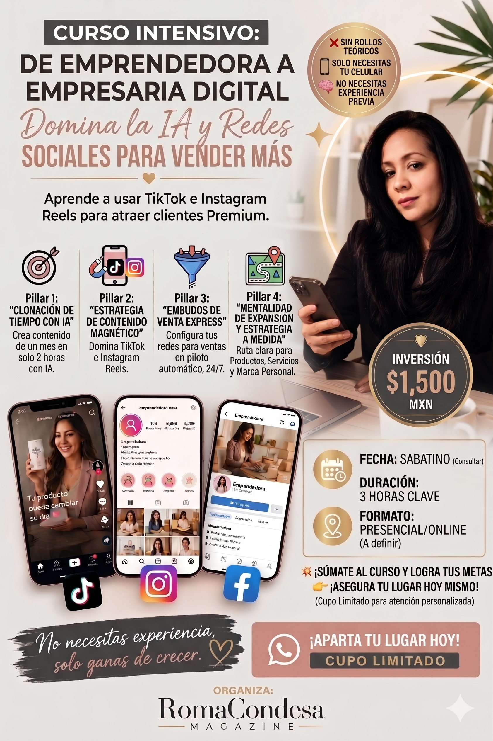 Curso Emprendedoras
